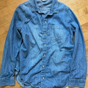 Chambray button down old navy denim